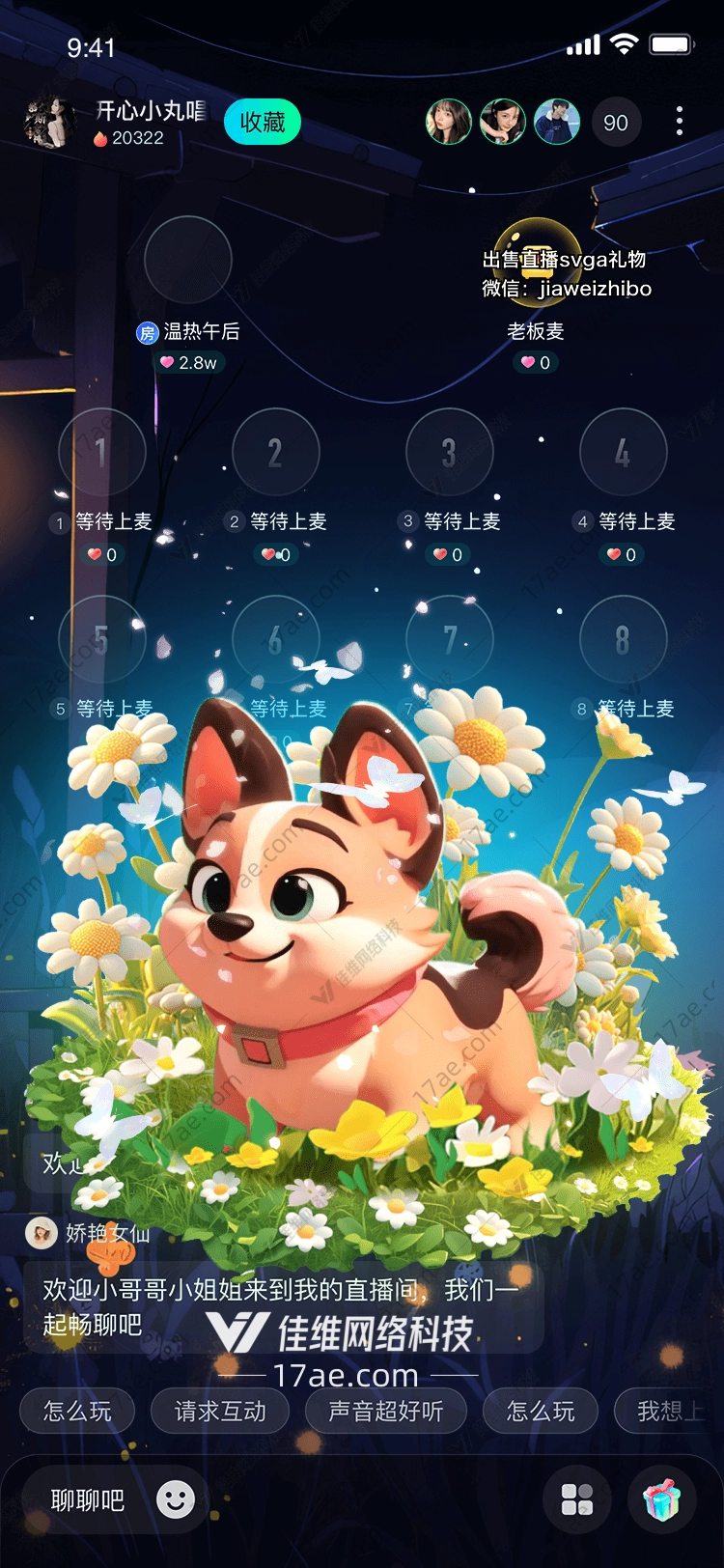 春日花海中的小狗 春日花海中的小狗