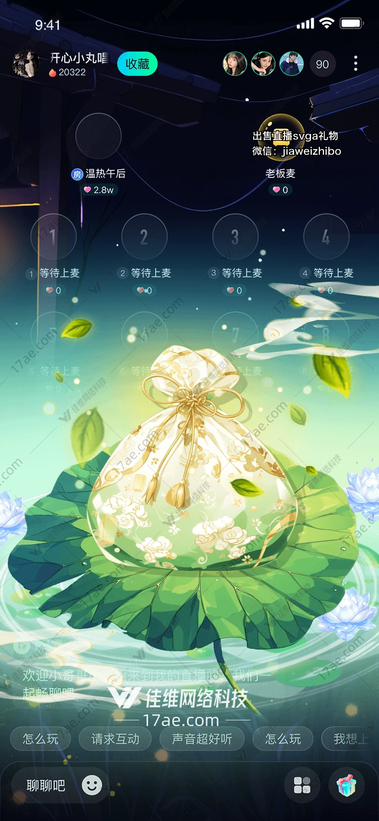 莲花宝袋图