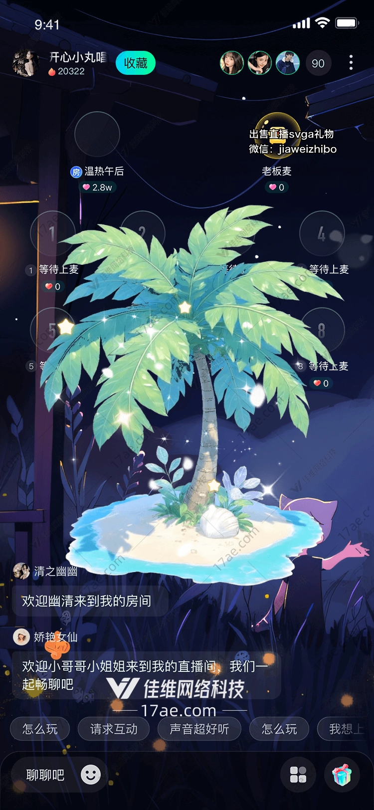 梦幻椰树 梦幻椰树