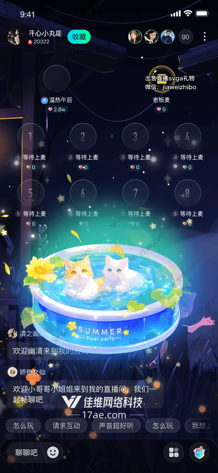 夏日泳池派对萌猫的清凉之旅