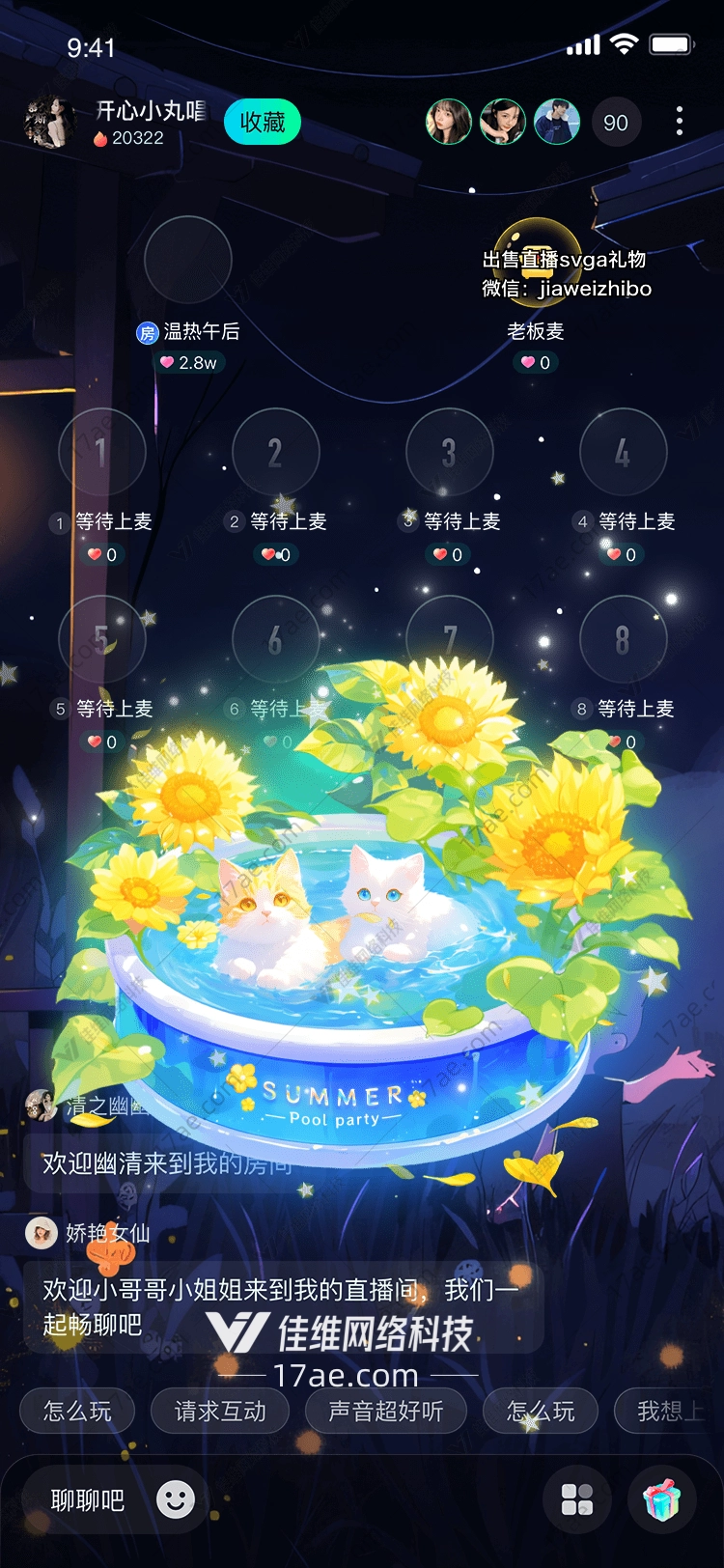 夏日泳池派对萌猫的清凉之旅